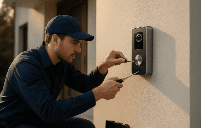 video door phone (without display) installation